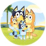  Bluey Joke papírtányér 8 db-os 23 cm (DPA991537866) - sandori