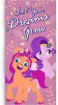  Én kicsi pónim Dreams Grow fürdőlepedő, strand törölköző 70x140cm (CBX213002MLP) - sandori