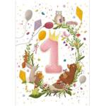  Első születésnap Pink üdvözlőkártya + boríték (MLG664301) - sandori