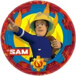  Sam a tűzoltó Fire papírtányér 8 db-os 23 cm (DPA9912828) - sandori
