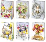  Húsvét Flowers papír ajándéktasak, ajándékzacskó 23x32x11 cm (PKK768339)