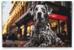  Festés számok szerint - Dalmata Méret: 40x60cm, Keretezés: Kartonlemezen