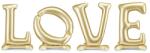 PartyDeco Semn decorativ independent cu baloane din folie - LOVE 300 x 97 cm