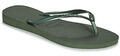 Havaianas Lábujjközös papucsok SLIM Zöld 41 / 42