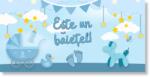 Personal Banner personalizat cu fotografie - Baby Shower / Băiețel Dimensiunea bannerului: 130 x 65 cm