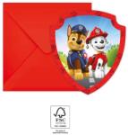 Procos Invitații cu plicuri - Patrula Cățelușilor 6 buc