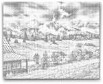  PontPöttyöző - Magas-Tátra Méret: 30x40cm, Keretezés: Keret nélkül (csak a vászon), Szín: Piros