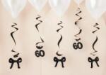 PartyDeco Spirale decorative pentru o aniversare de 60 de ani