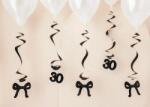 PartyDeco Spirale decorative pentru o aniversare de 30 de ani