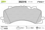 VALEO Set placute frana VALEO 302316 (302316)