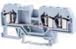 TRACON TSKC4per3 Fázisvezető ipari sorozatkapocs, rugós, sínre, szürke (TSKC4per3)