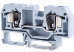 TRACON TSKC10 Fázisvezető ipari sorozatkapocs, rugós, sínre, szürke (TSKC10)