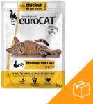 Eurocat Chicken & liver pouch 24x85 g