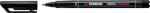 STABILO Alkoholos marker, 0, 7 mm, STABILO "OHPen F", fekete (TST84246) - webpapir