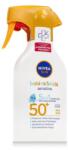 Nivea Sun Babies & Kids Sensitive Protect Spray SPF50+ vízálló fényvédő készítmény testre minden bőrtípus 270 ml