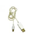  Prémium adat- és töltőkábel, Lightning/USB csatlakozó, villogó fénnyel, 2A gyors töltés, 1 méter, kék (TB1238)