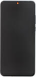 For_Huawei LCD kijelző + érintő egység + előlapi borítás Huawei P30 Lite Fekete (48MP fényképezőgéppel)