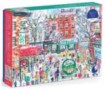 Galison 1000 db-os puzzle - Christmas in Greenwich Village, Michael Storrings (86099) (86099)