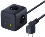 Baseus Statie de incarcare 6-in-1, 67W, Negru, 3 prize, portabil (E00082100123-00) - vexio