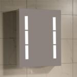 Inter Ceramic Огледален PVC шкаф ICMC 5014-65, Inter Ceramic, с LED осветление, 50x14x65см (5014-65)