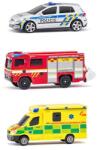 Maisto - CZ - Set de Vehicule de Salvare, Republica Cehă - Poliție, Ambulanță, Mașină de Pompieri (OLP101212456CZ)