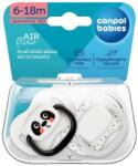 Canpol babies Canpol babies, BabiesBoo, suzeta din silicon, simetrica, alb, 6-18 luni, 2 buc