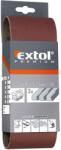 Extol PREMIUM csiszolóvászon végtelenített szalag, 3 db-os csomag, 75x533 mm, P60 8803526 (8803526)