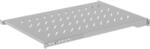 Lanberg 19" fix polc/tálca 1U/483x700mm 15kg maximum terhelhetőség szürke AK-1010-S (AK-1010-S)