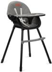 MoMi Scaun de masa copii Momi Reki, Piele ecologica, Black (KRKA00033) - exclusivmag Scaun de masa bebelusi, inaltator