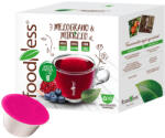 FoodNess | Ceai de rodie și afine - 10 capsule compatibil Dolce Gusto