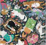Galison 85962 - Catmas Chaos - 500 db-os Fóliás puzzle (85962)