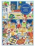 Galison 86600 - Happy Hanukcats - 60 db-os Képeslap puzzle (86600)