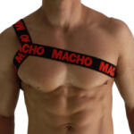 Macho Underwear MACHO - piros római hám