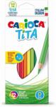CARIOCA Creioane colorate 12 culori/set CARIOCA Tita (CA-42793)