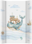 CEBA BABY pelenkázó alátét kétoldalas merev lepedővel (50x70) Ultra Light Ocean Adventure