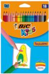 BIC Creioane colorate, 18 culori/set, Kids Tropicolors BIC (BC832567)