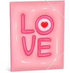  Mega-Papír Gumis mappa A4 LOVE (27319058)