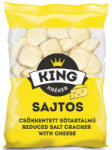 DETKI Keksz Kft. King kréker 100g Sajtos csökkentett só - delfinbuvar