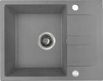 Kuchinox Laut, 1 rekeszes gránit mosogató 560x440x174 mm + szifon, szürke, LAV-SBZ_513Y (LAV-SBZ_513Y)