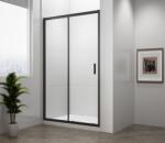 POLYSAN Polysan, EASY BLACK zuhanyajtó 1100mm, átlátszó üveg, EL1115B (EL1115B)