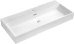 SAPHO Sapho, AQUATIC mosdó, öntött márvány, 100x46 cm, fehér, AT100 (AT100)