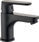 Kuchinox Dima, mosdó csaptelep ClickClack leeresztőcsavarral h-132, matt fekete, LAV-BQD_722D (LAV-BQD_722D)