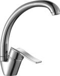 Kuchinox Madera, magas mosogatós csaptelep H-246 F alakú kifolyóval, króm, LAV-BQM_067D (LAV-BQM_067D)