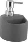 Kuchinox Yogo, kerámia mosószeradagoló 330ml álló, szürke-króm, LAV-AMP_5M2M (LAV-AMP_5M2M)