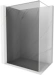 Mexen Kioto-F, zuhany paraván kerettel 80 x 202 cm, 8 mm szürke üveg, acél profil, 800-080-104-97-40 (800-080-104-97-40)