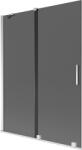 Mexen Velar, 2 szárnyas eltolható kádparaván 130 x 150 cm, 8mm szürke üveg, króm, 896-130-000-41-01 (896-130-000-41-01)