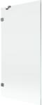 Mexen Mexen, Mexen Lunar 1 szárnyú kádparaván 90 x 150 cm, átlátszó, vörösöntvény - 897-090-000-95-00 (897-090-000-95-00)