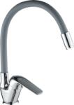 Kuchinox Elza, önálló mosogatócsaptelep rugalmas karral, szürke-króm, LAV-BKE_967D (LAV-BKE_967D)