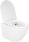 Gamma Mut-303, fali WC csésze Tornado/Rimless 490x360x345 mm + SLIM wc ülőke, fehér fényes, GMA-MUT-303 (GMA-MUT-303)