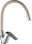 Kuchinox Elza, önálló mosogatócsaptelep rugalmas karral, bézs-króm, LAV-BKE_467D (LAV-BKE_467D)